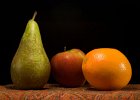Pear, Apple, Orange